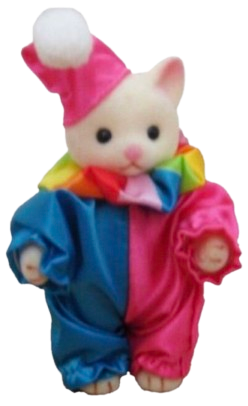 Jester cat doll.